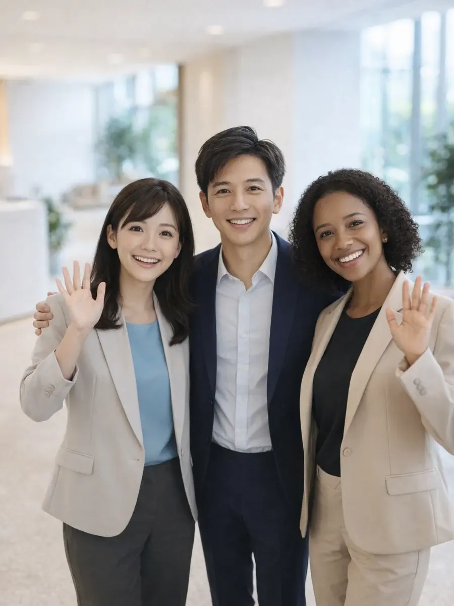 Details eines Firmen-Welcome-Kits